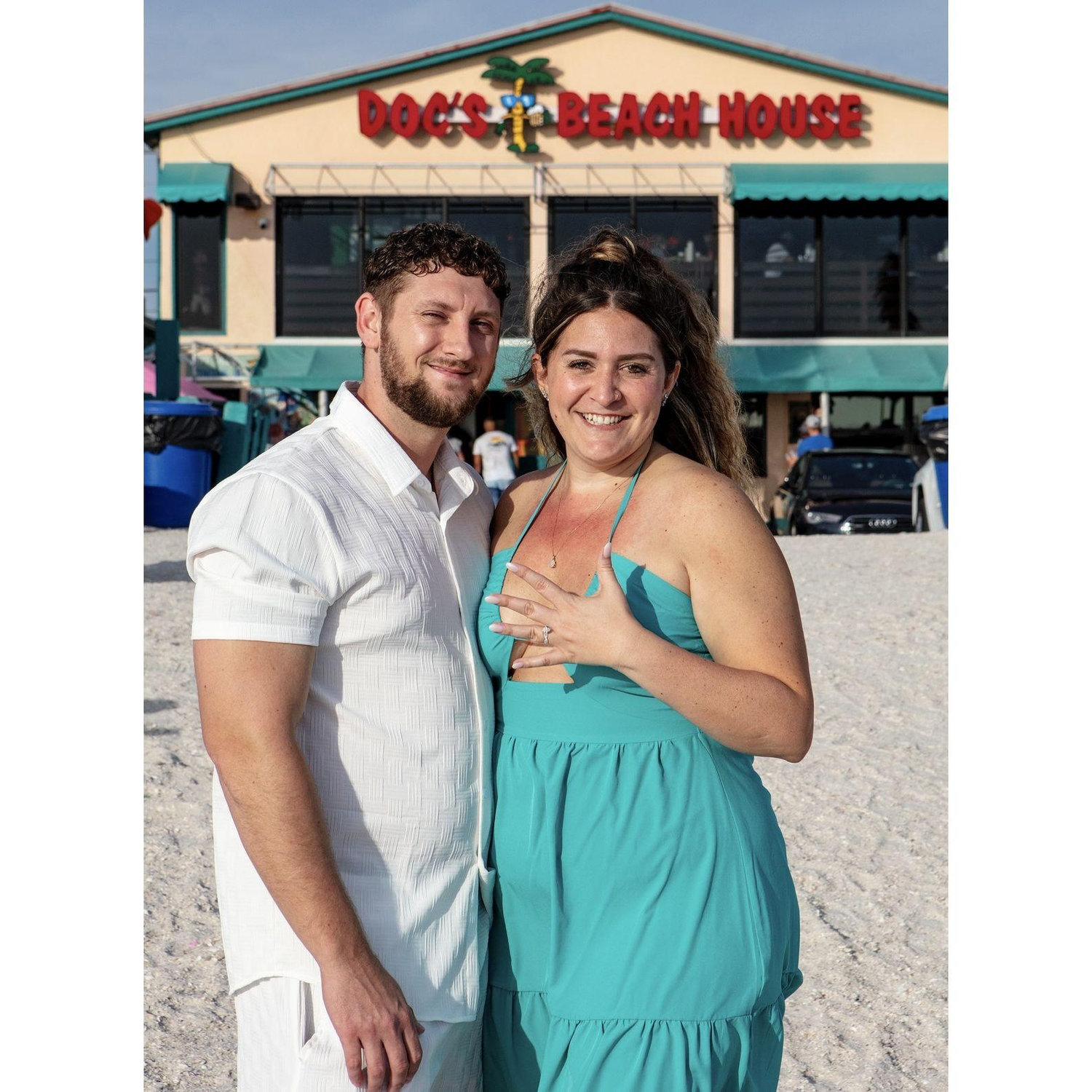 Where Zac asked me to marry him- our special spot for so many reasons. Doc's Beach House on Bonita Beach