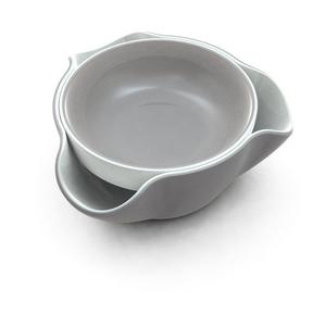 Joseph Joseph DDWGR010GB Double Dish Pistachio Bowl and Snack Serving Bowl, Gray