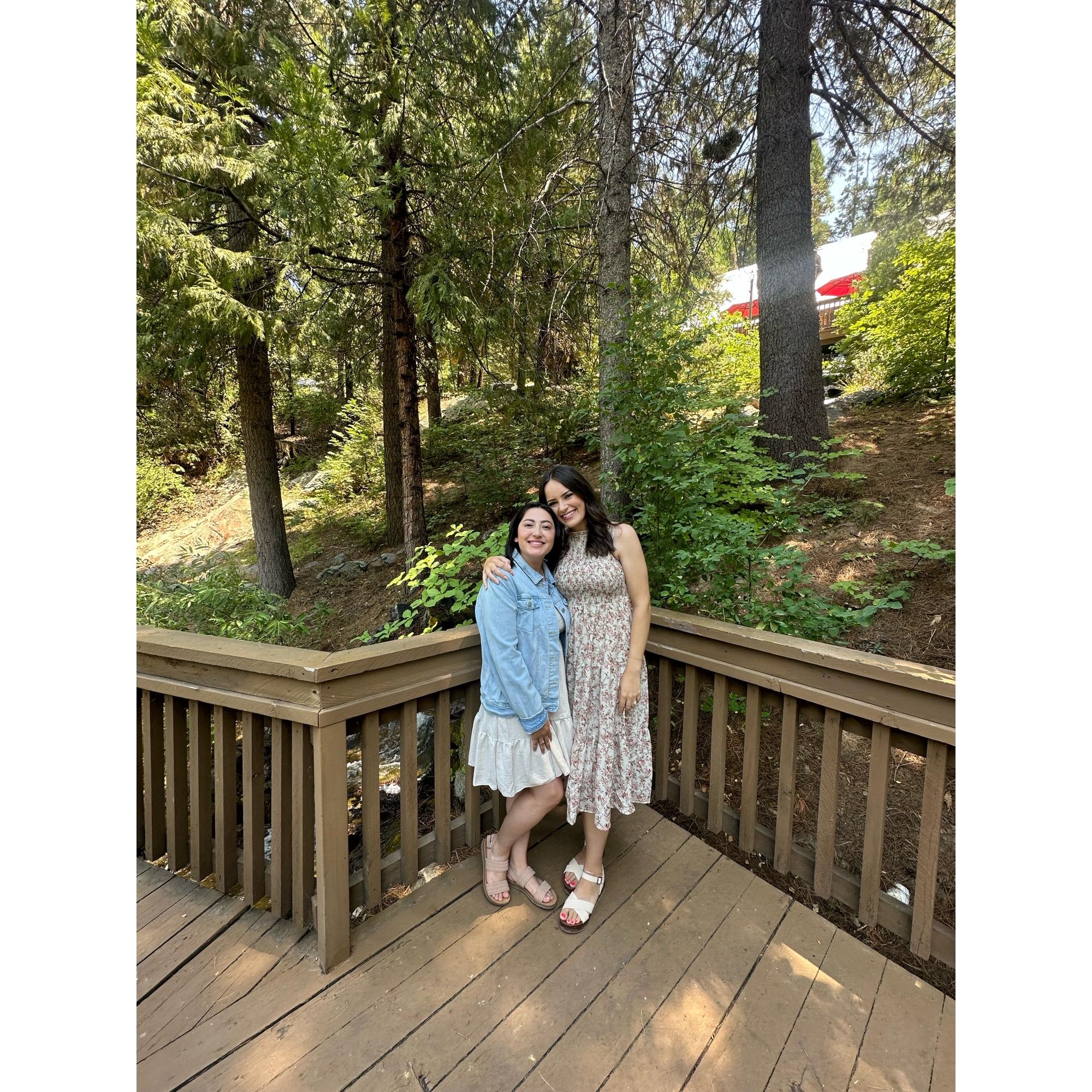 Seeing our venue for the first time in person!