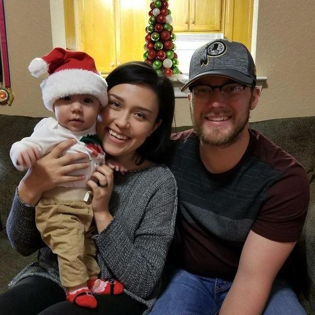 Reagan and Trevor with their first (and only) nephew, Baby Jay III.
