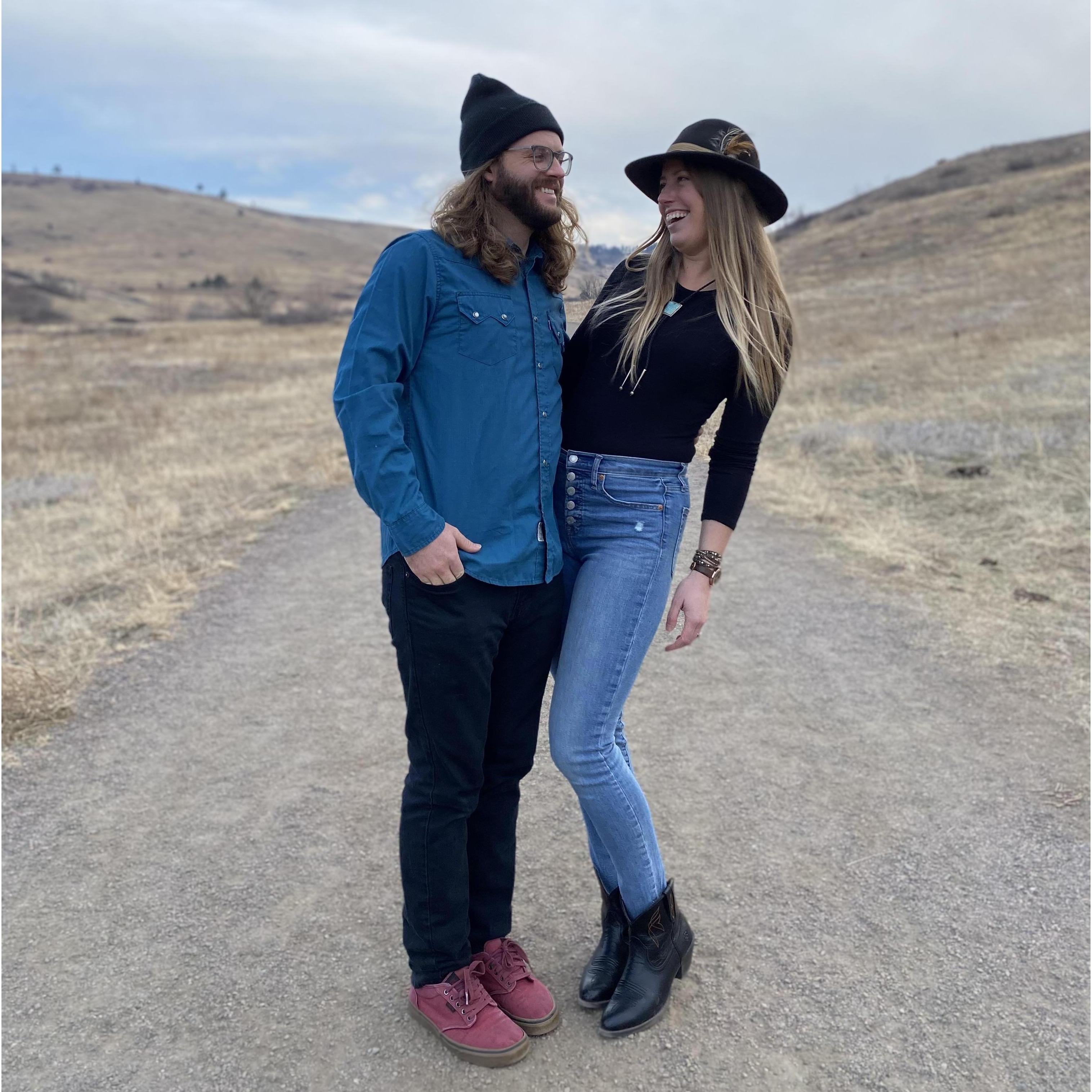 Engagement photos in Boulder, CO