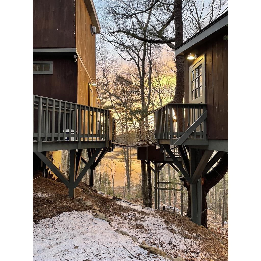 Treehouse in Maine where we got engaged!