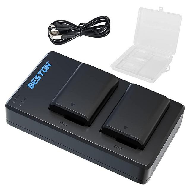 BESTON NP-FW50 Repacement Battery for Sony Camera and Charger for Sony Alpha A7 A7II A7R A7RII A7S A7SII A55 A3000 A5000 A5100 A6000 A6300 A6400 A6500 Cyber-Shot DSC-RX10 II III IV Camera