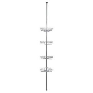 Rust Resistant Tension Shower Caddy Satin Nickel - Threshold™