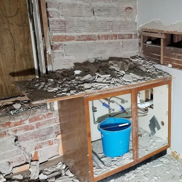 Collin gets a kitchen!