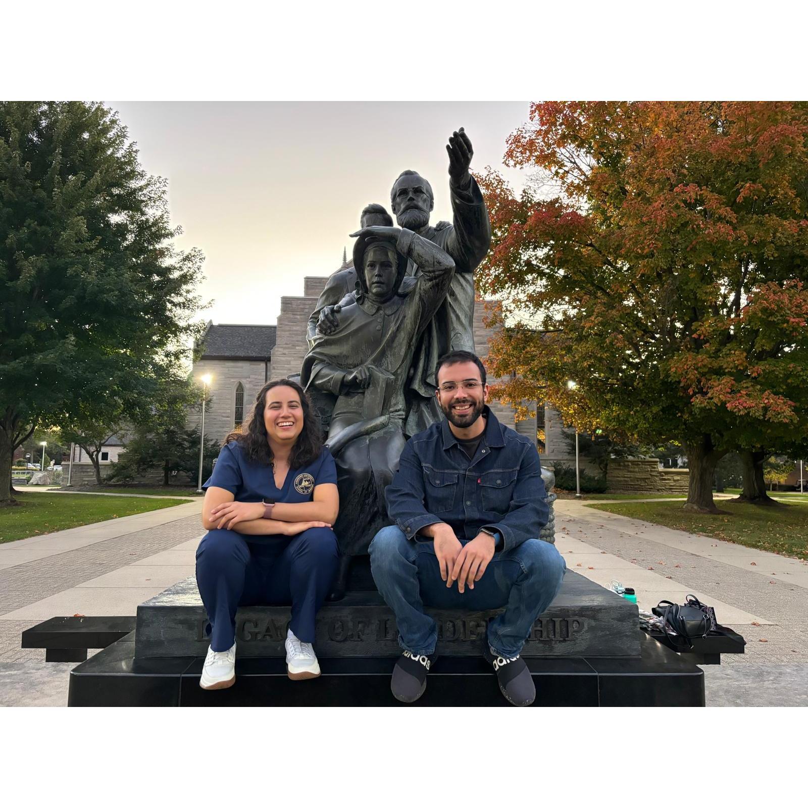 A few weeks before we started dating at Ambrosee's Nursing Dedication