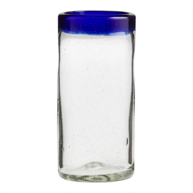 Blue Rocco Highball Glass Set Of 4