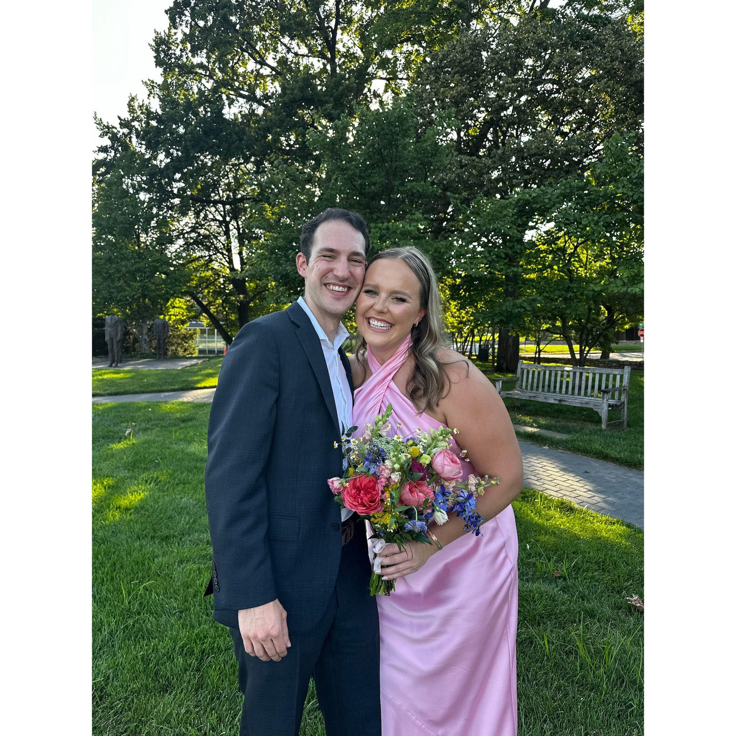 Celebrating Liz and Jarrett was such a fun day!