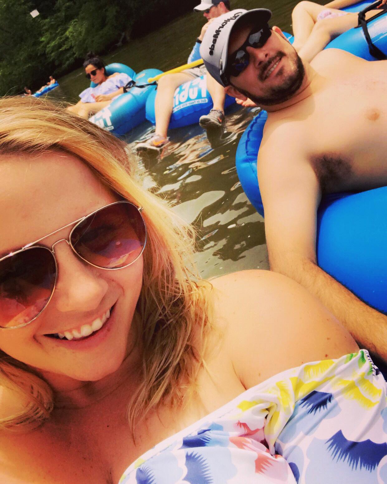 Tubing in Asheville!