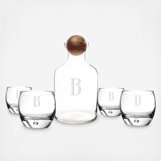 5-Piece Personalized Decanter Set