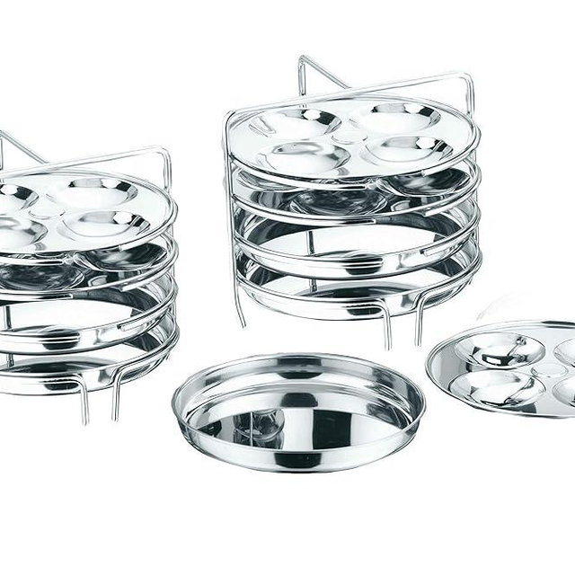 Vinod Stainless Steel Multi Stand (Idli and Dhokla) - 4-Racks