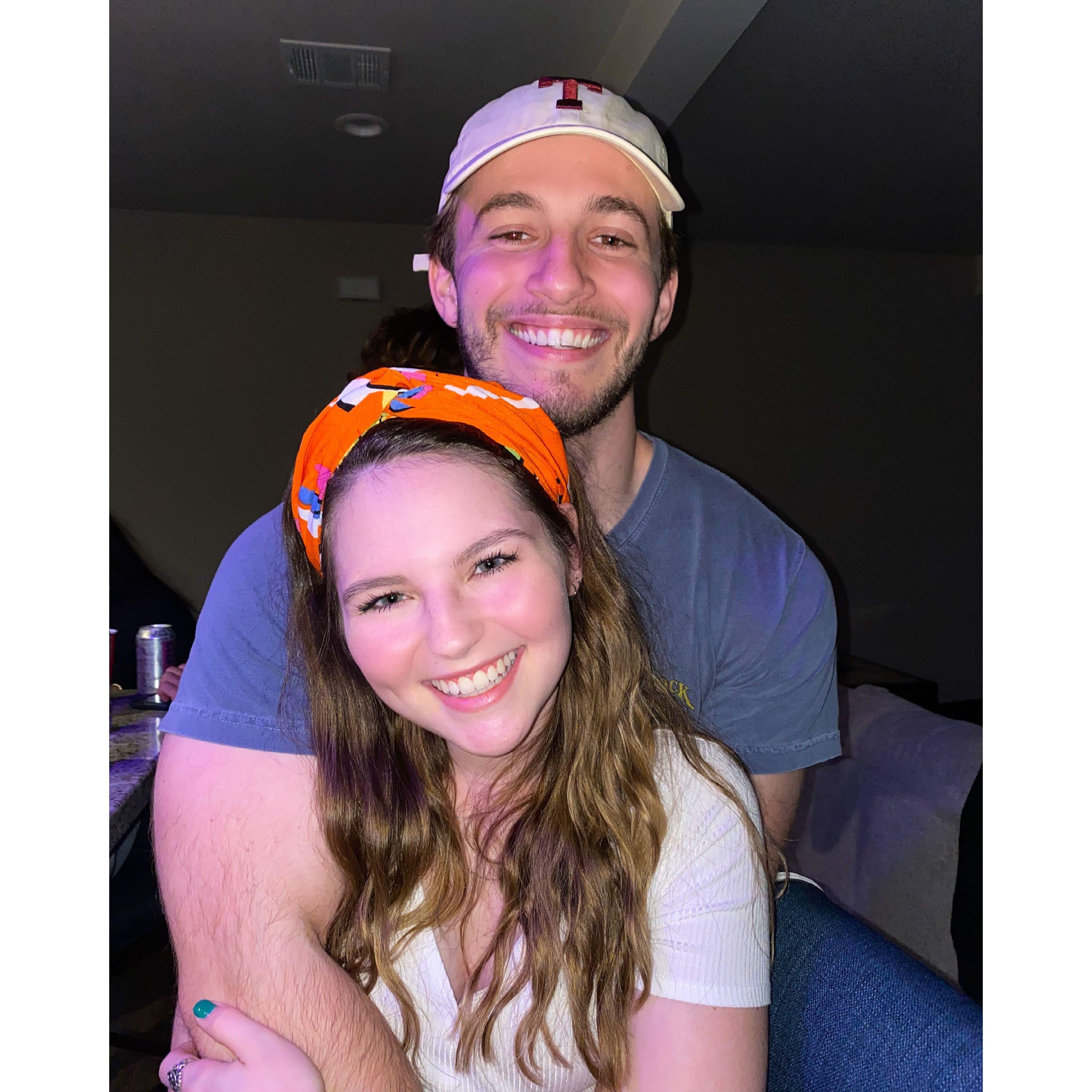 One of our favorite pictures together from the early days