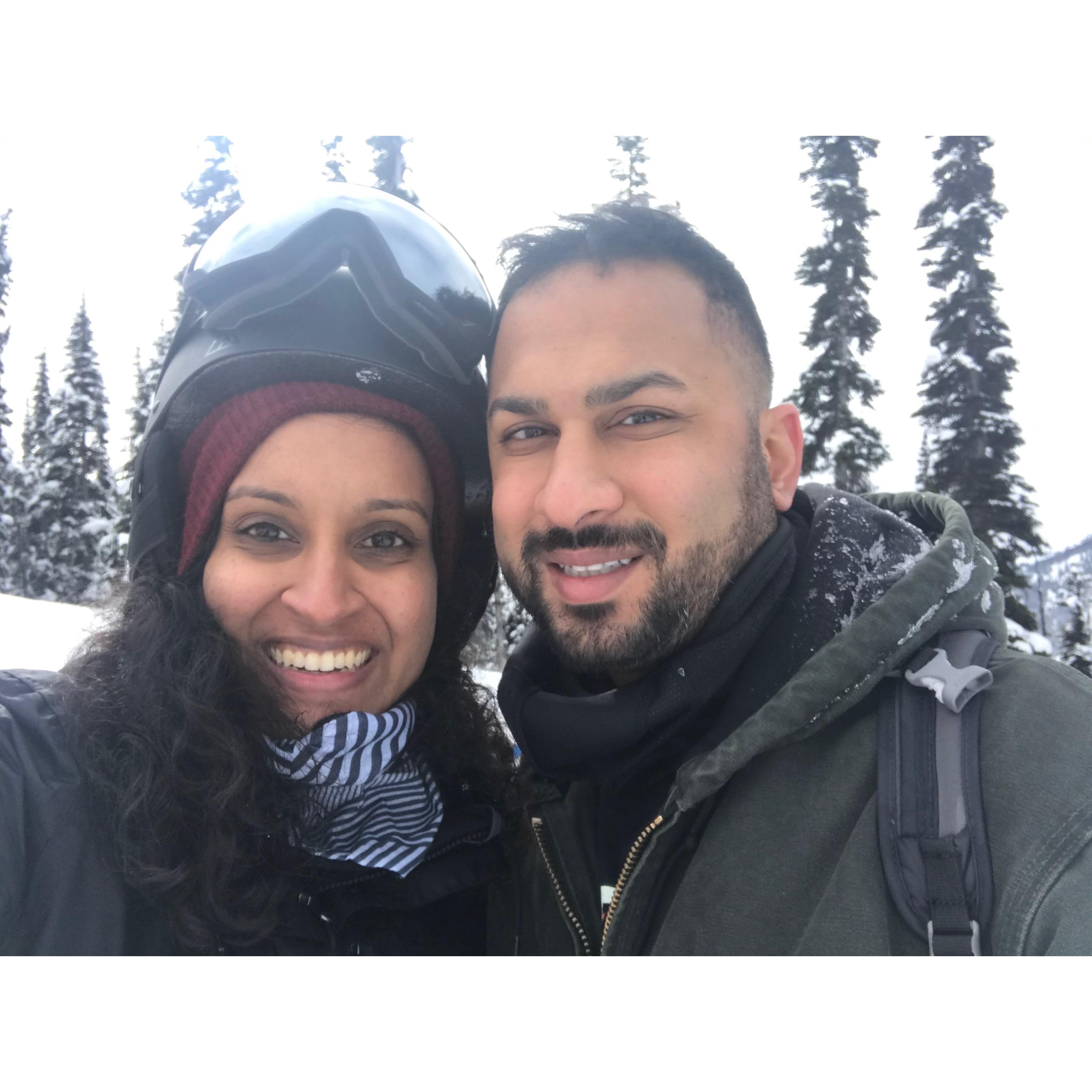 Moments before I said yes!