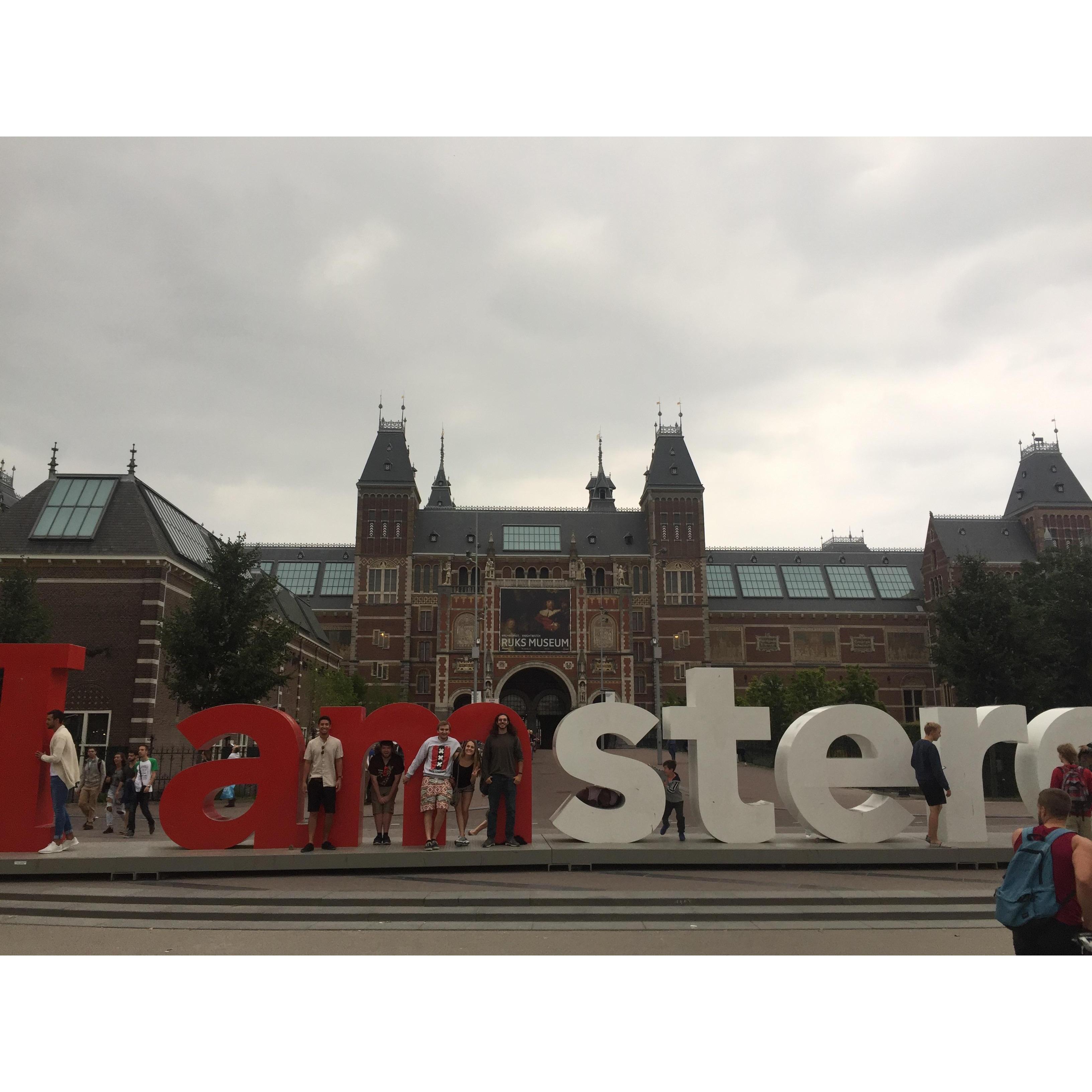 Amsterdam with fam