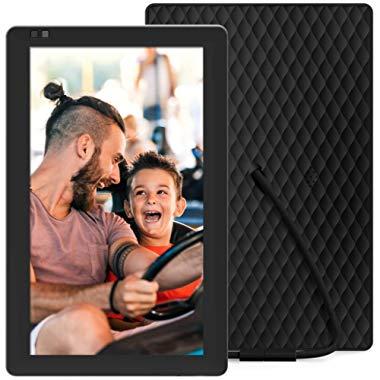 Nixplay Seed 10.1 Inch Widescreen Digital Wi-Fi Photo Frame W10B Black - Digital Picture Frame with IPS Display and 10GB Online Storage, Display and Share Photos with Friends via Nixplay Mobile App
