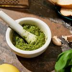Food - Pesto, Focaccia & Anchovies