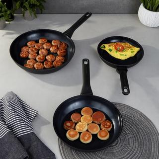 DiNA Helix 3-Piece Nonstick Ceramic Fry Pan Set