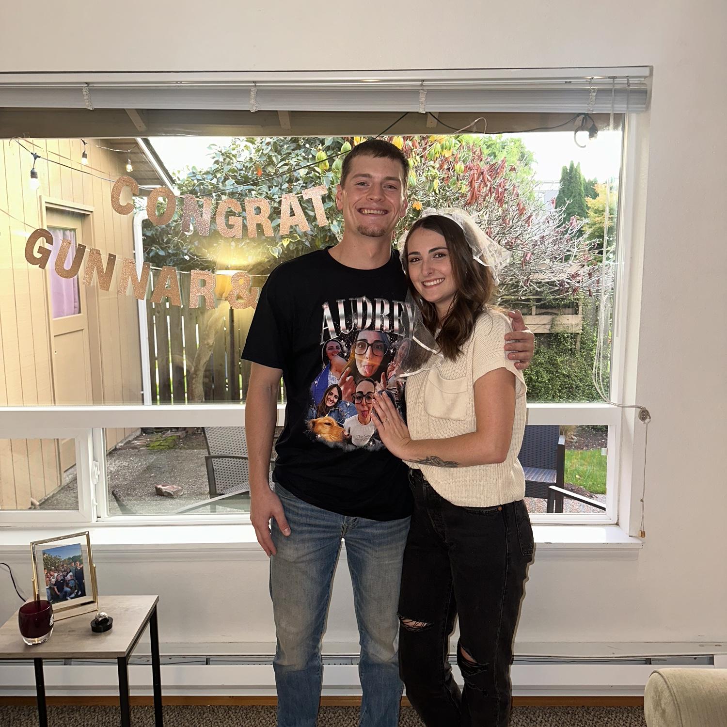 Engagement party with friends 2024