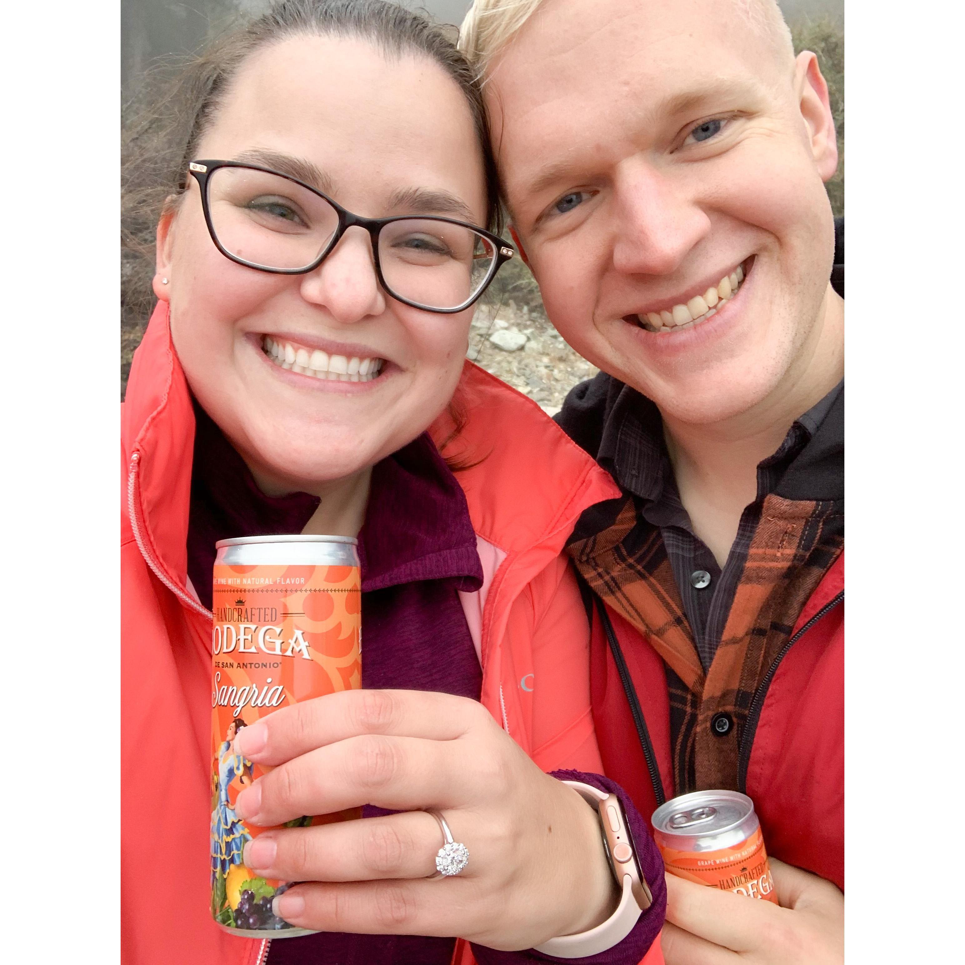 Andy finally proposed!! October 2020