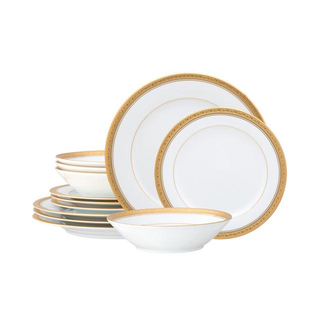 Noritake Crestwood 12 Piece Set, Service For 4