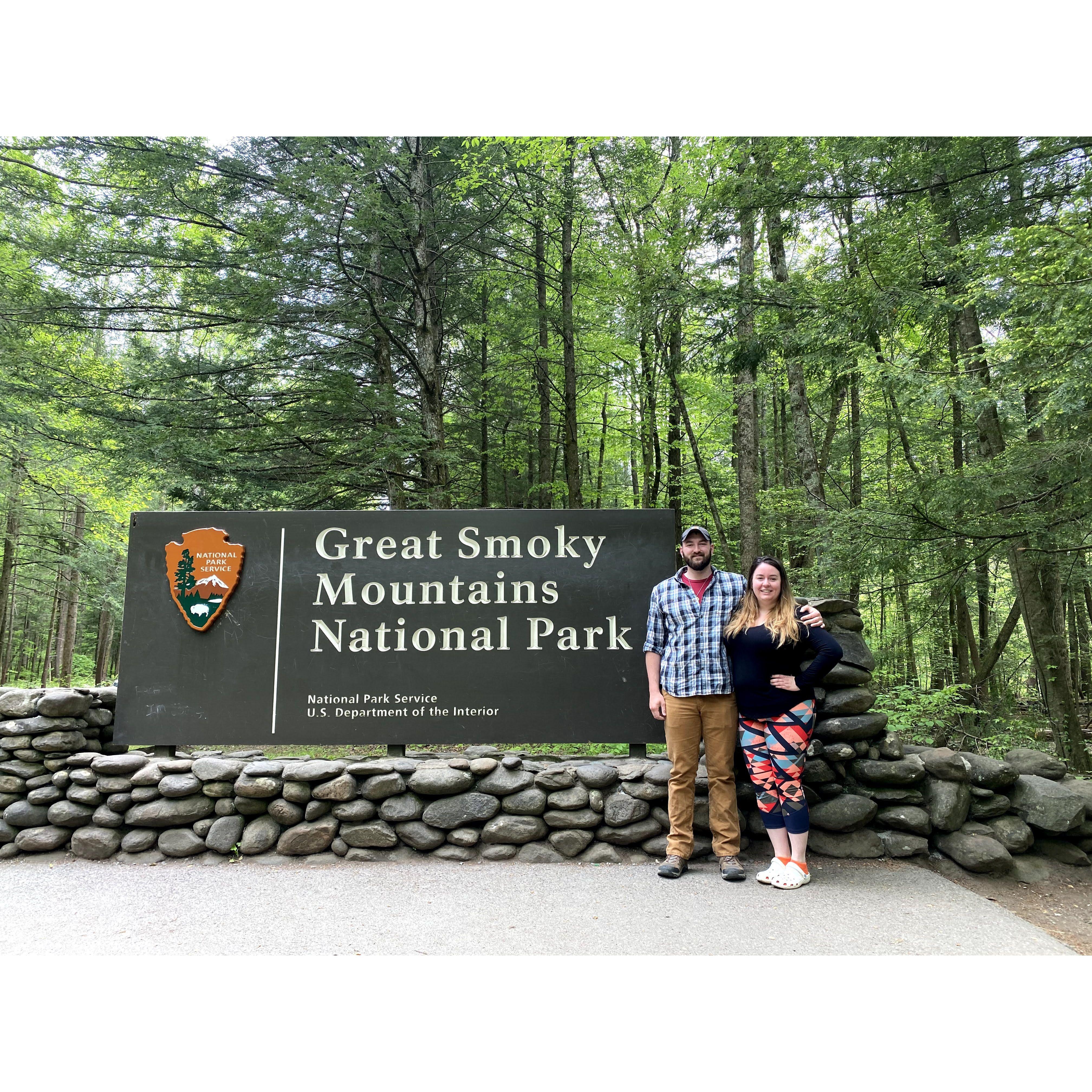 Alex and Marcella checked out their first National Park as a couple while on a trip to Gatlinburg for Alex's birthday!