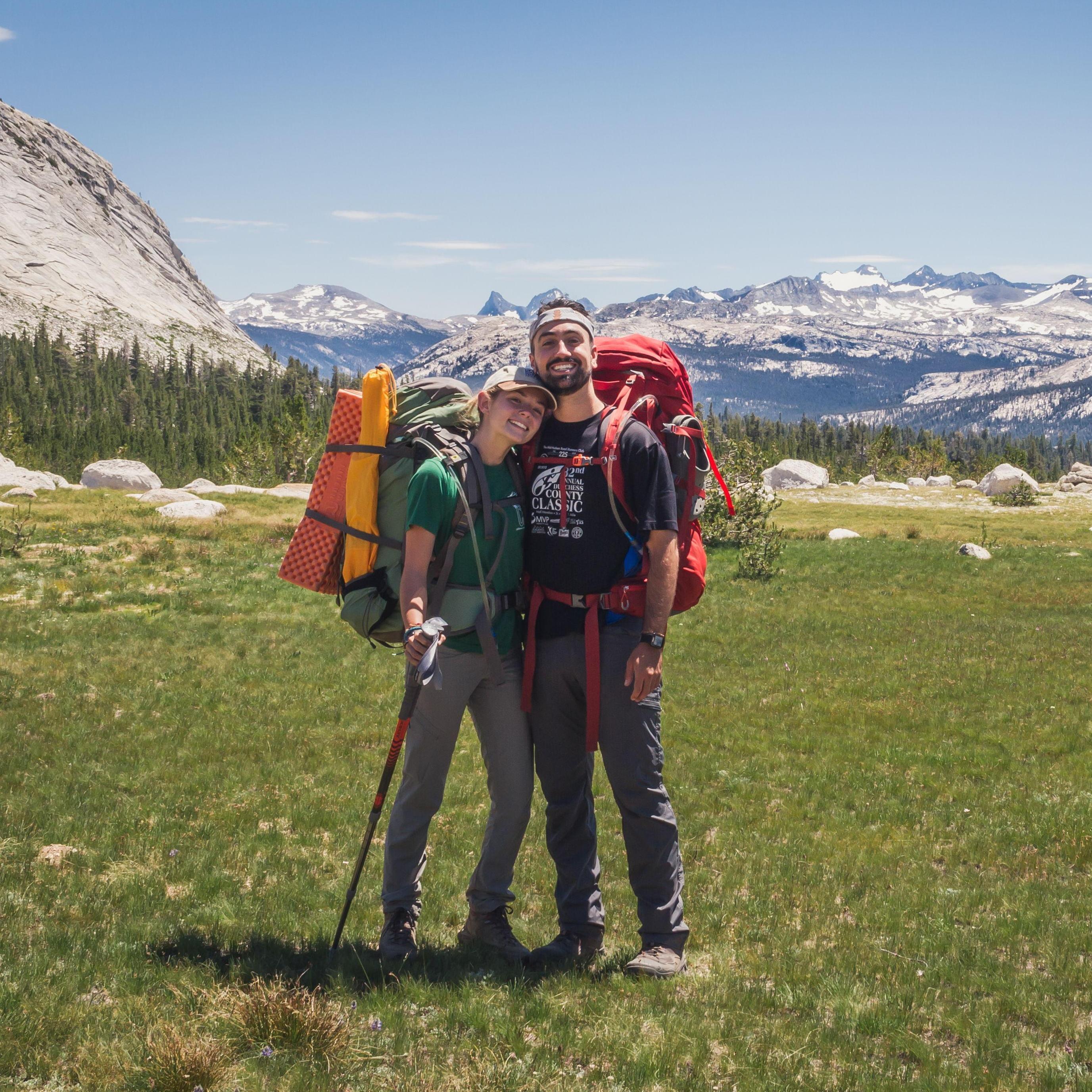 Our first backpacking trip together to Young Lakes in the Yosemite back country!
