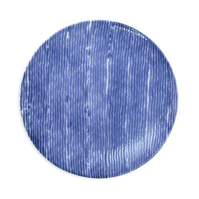 VIETRI Santorini Striped Dinner Plate