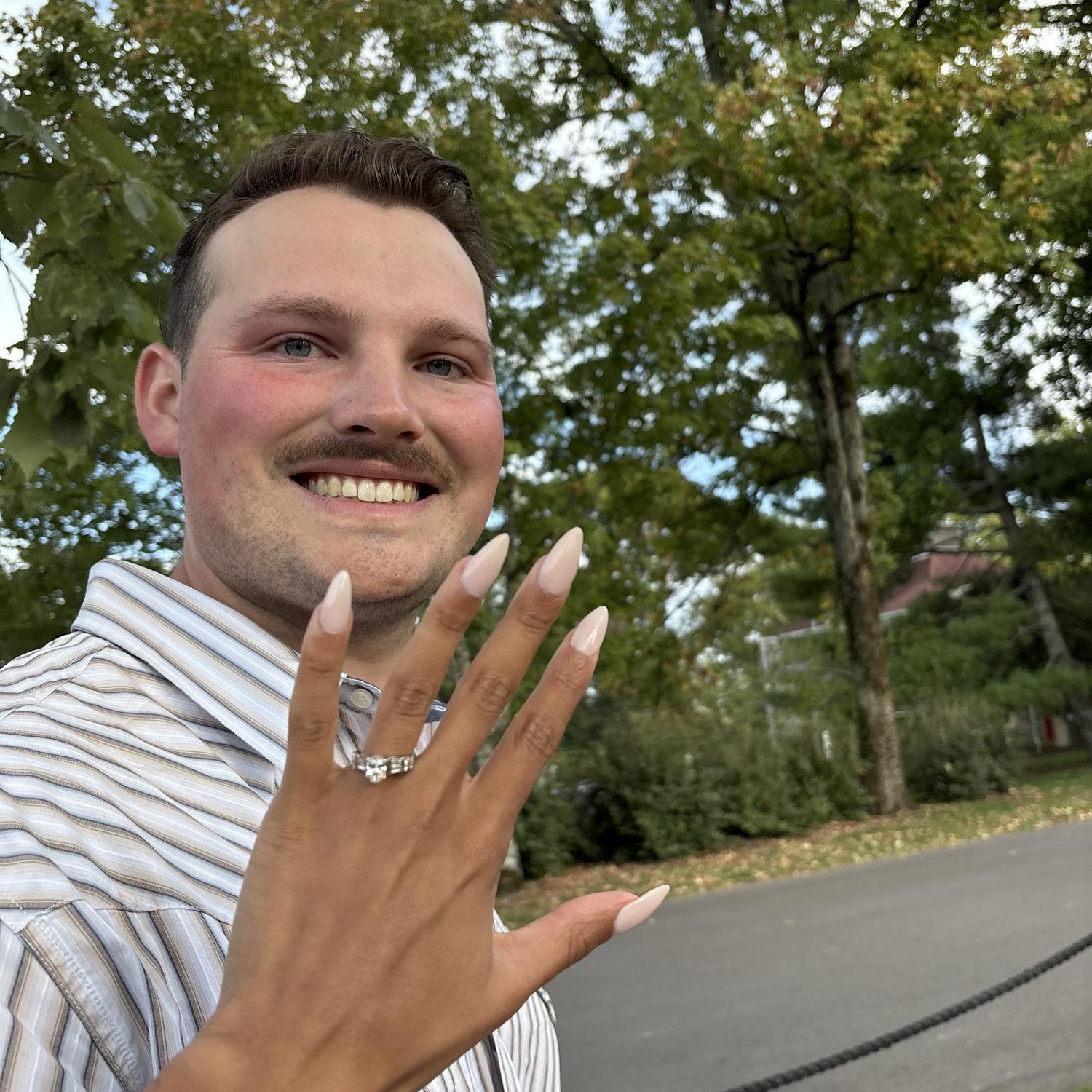 The day Adam proposed to Jovi in Tennessee on October 10th