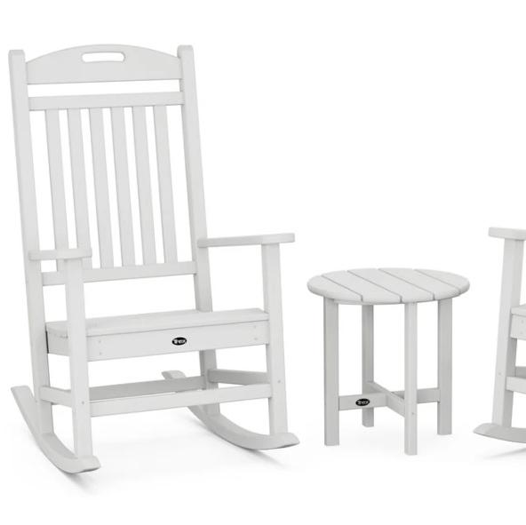 Yacht Club Rocker 3-Piece Set - WHITE