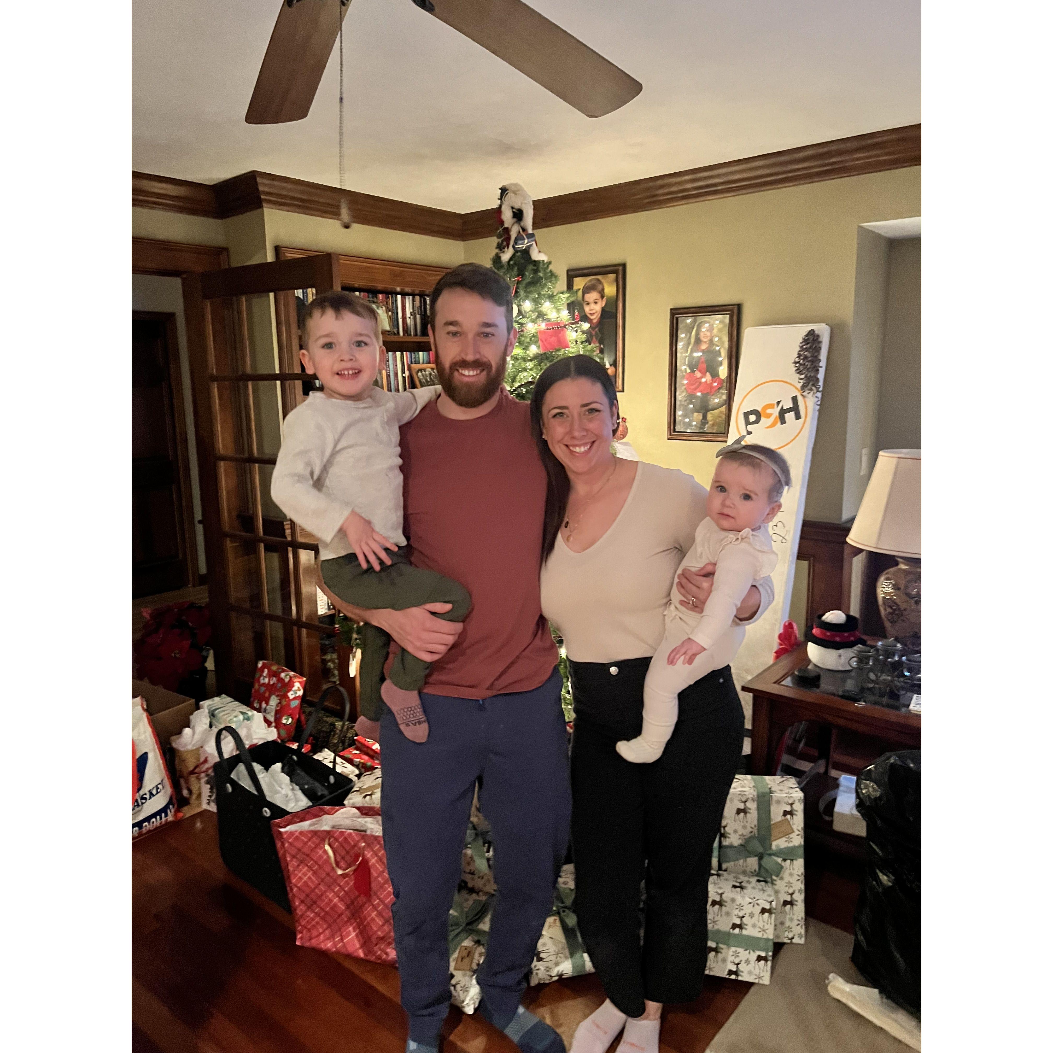 Jenn's brother Jake, wife Alex, Callan, and Rya Curtin