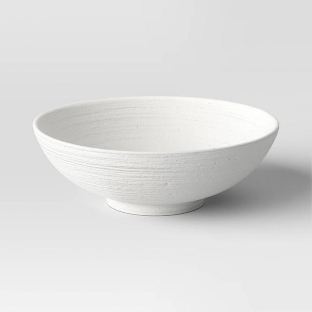 Ceramic White Textured Bowl - Threshold™