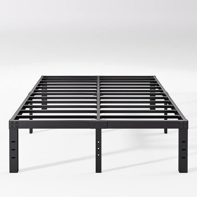 Neslime 14 Inch King Bed Frame No Box Spring Needed, Metal Platform King Size Bed Frame, Heavy Duty, Easy Assembly and Noise Free, Black