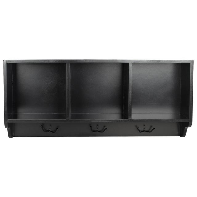 Wall Mounted Coat Rack Black - Safavieh