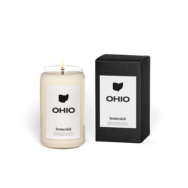 Homesick Scented Candle, Ohio - Scents of Honeysuckle, Orange, 13.75 oz