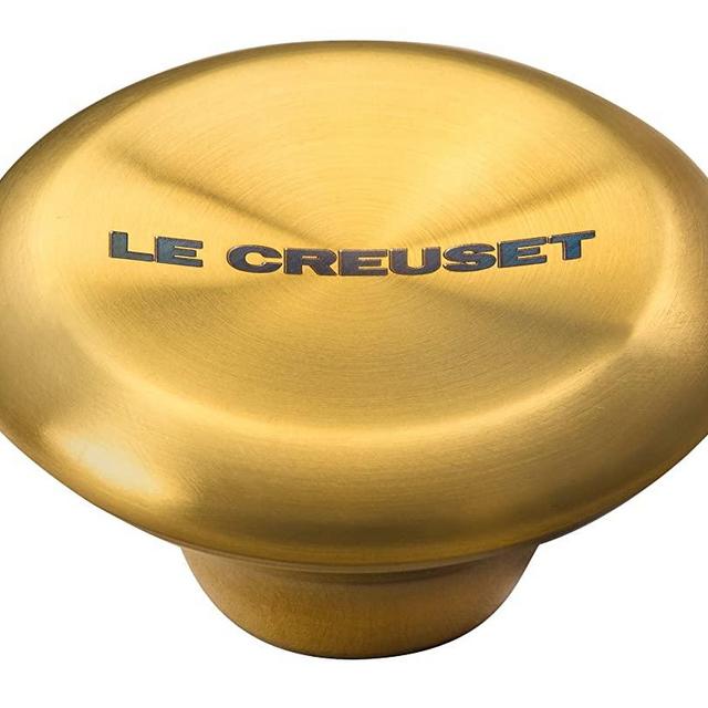 Le Creuset Signature Stainless Steel Knob, Medium, Gold