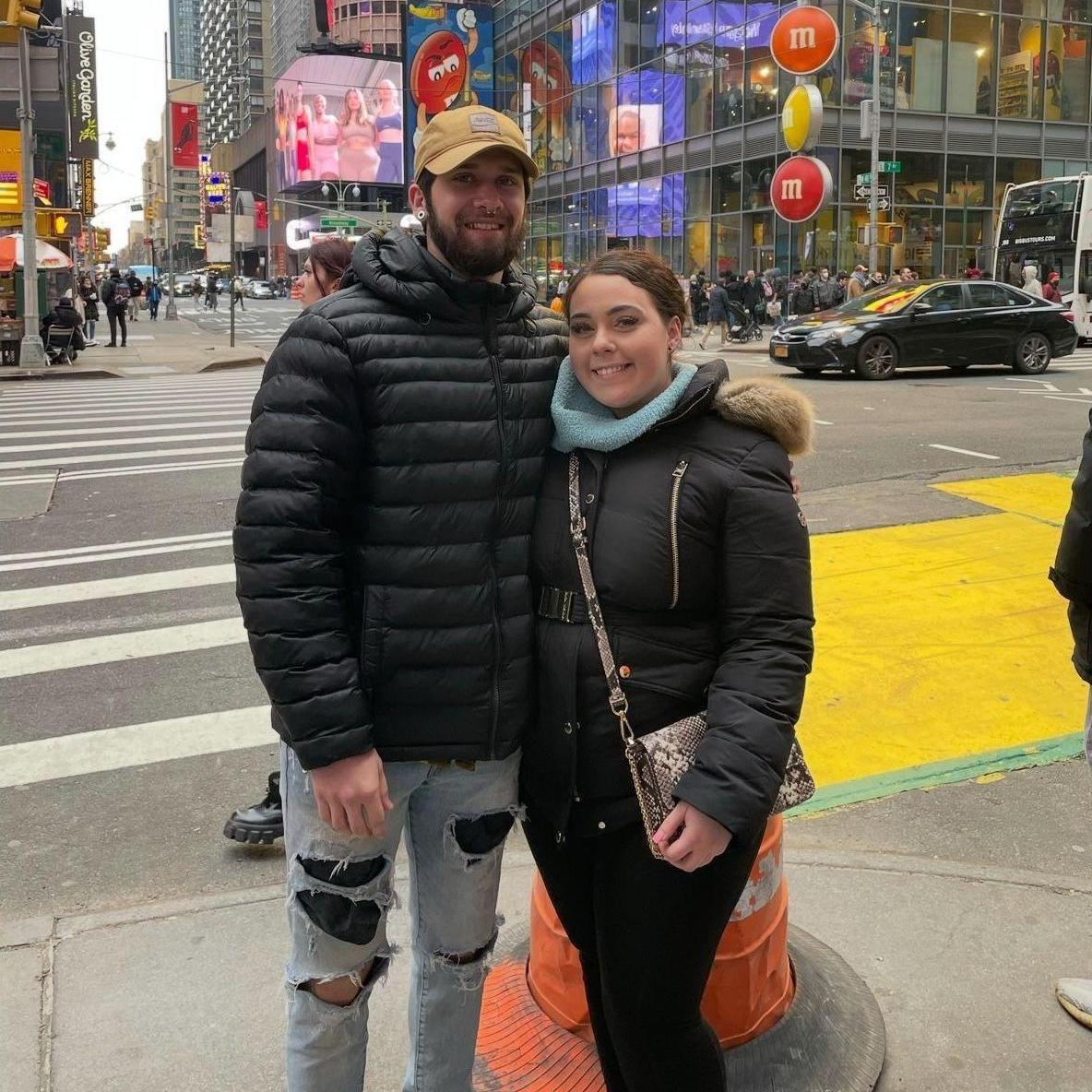 Fun fact: Jake makes me a red velvet cheesecake every year for my birthday inspired by a cheesecake we had on our first trip to New York at Magnolias Bakery in Grand Central Station! It is a 100/10!