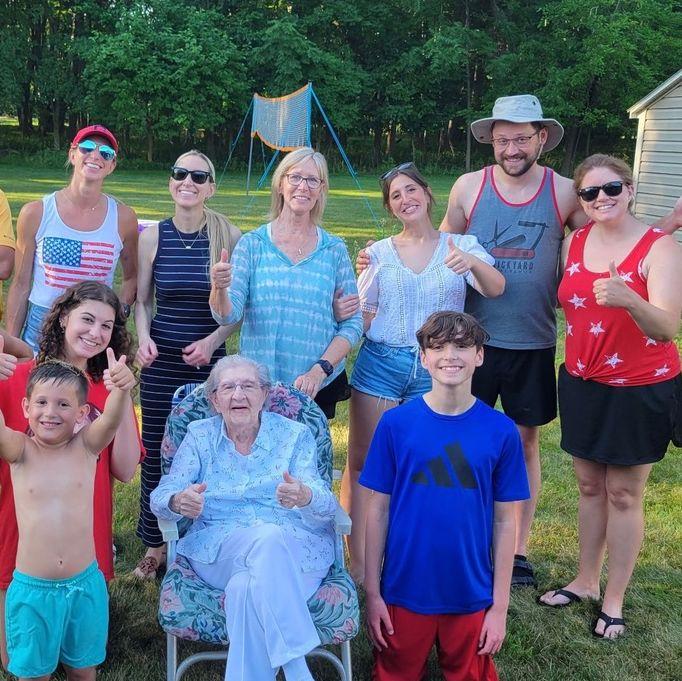 July 2025 | Thumbs UP for 4th of July with Katie's family! 👍