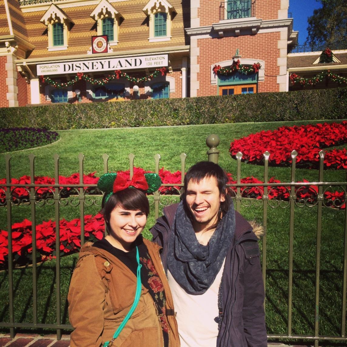 Disneyland at Christmas Time 2014