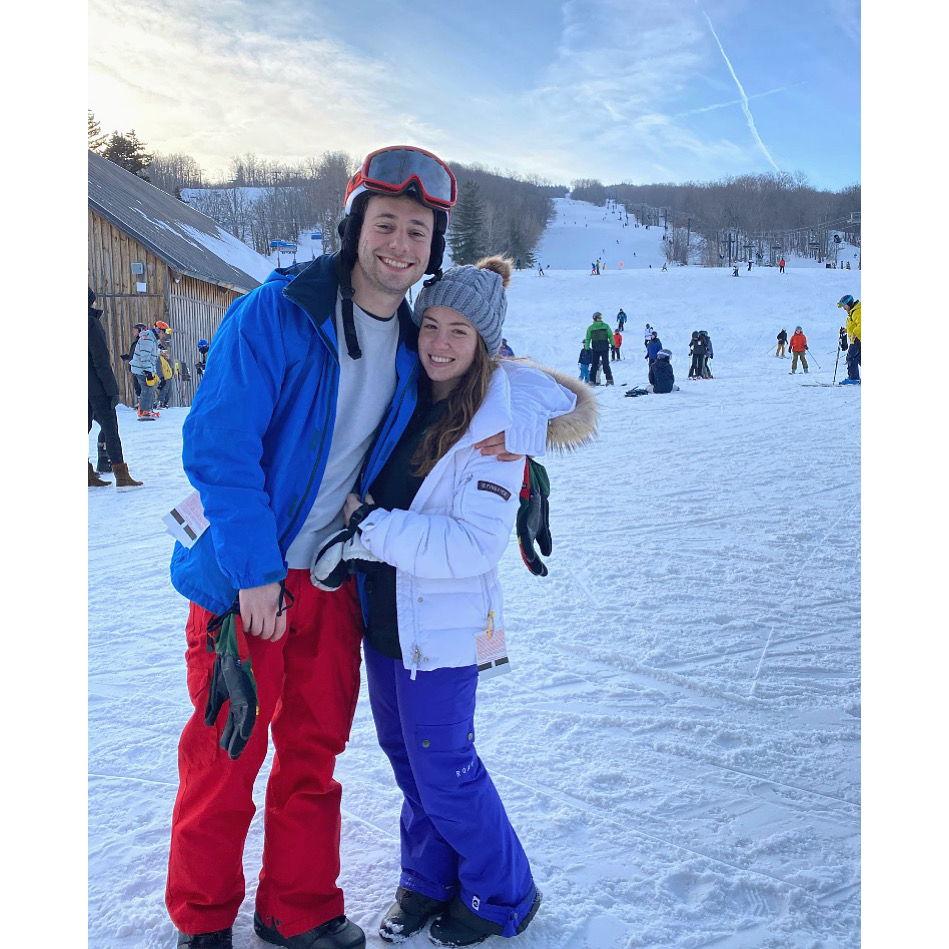 First ski trip, Vermont - 2017