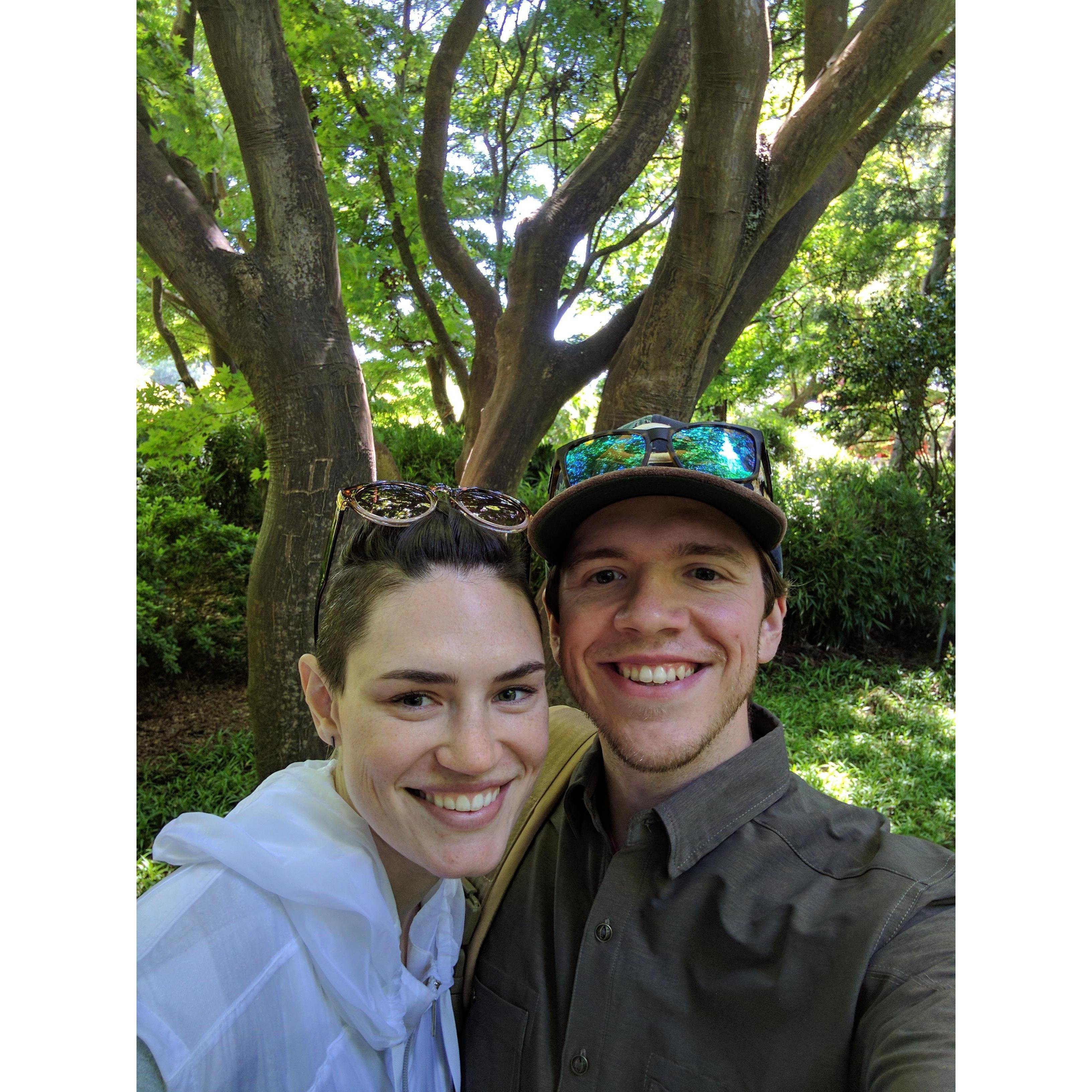 3 years ago when we first visited San Francisco. This was at the Japanese Tea Garden!