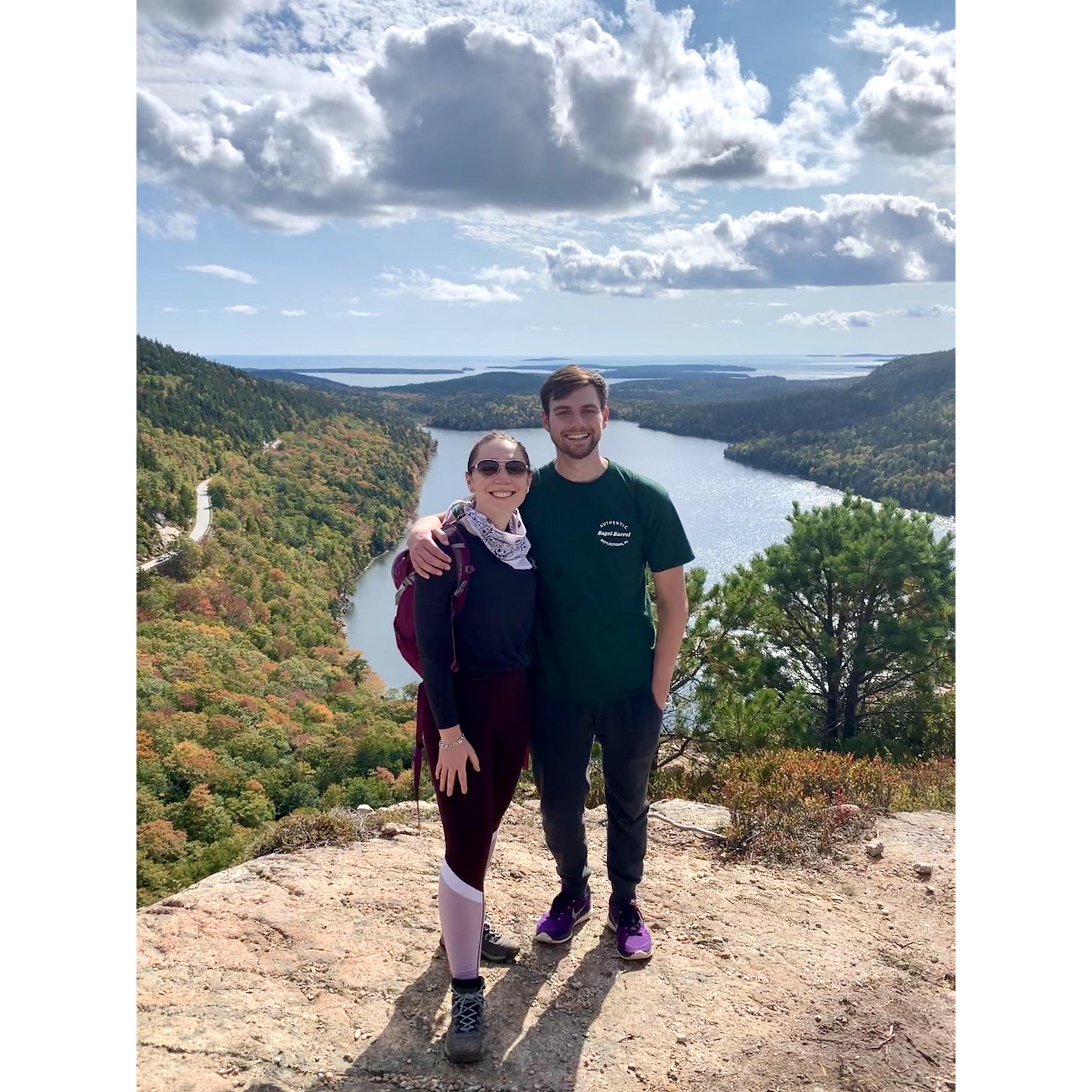 Fall trip to Acadia National Park, 2020. This trip redeemed Acadia for Patrick, who was Acadia-adverse from a summer trip as a kid. We had a great trip with friends and Patrick is willing to go back!