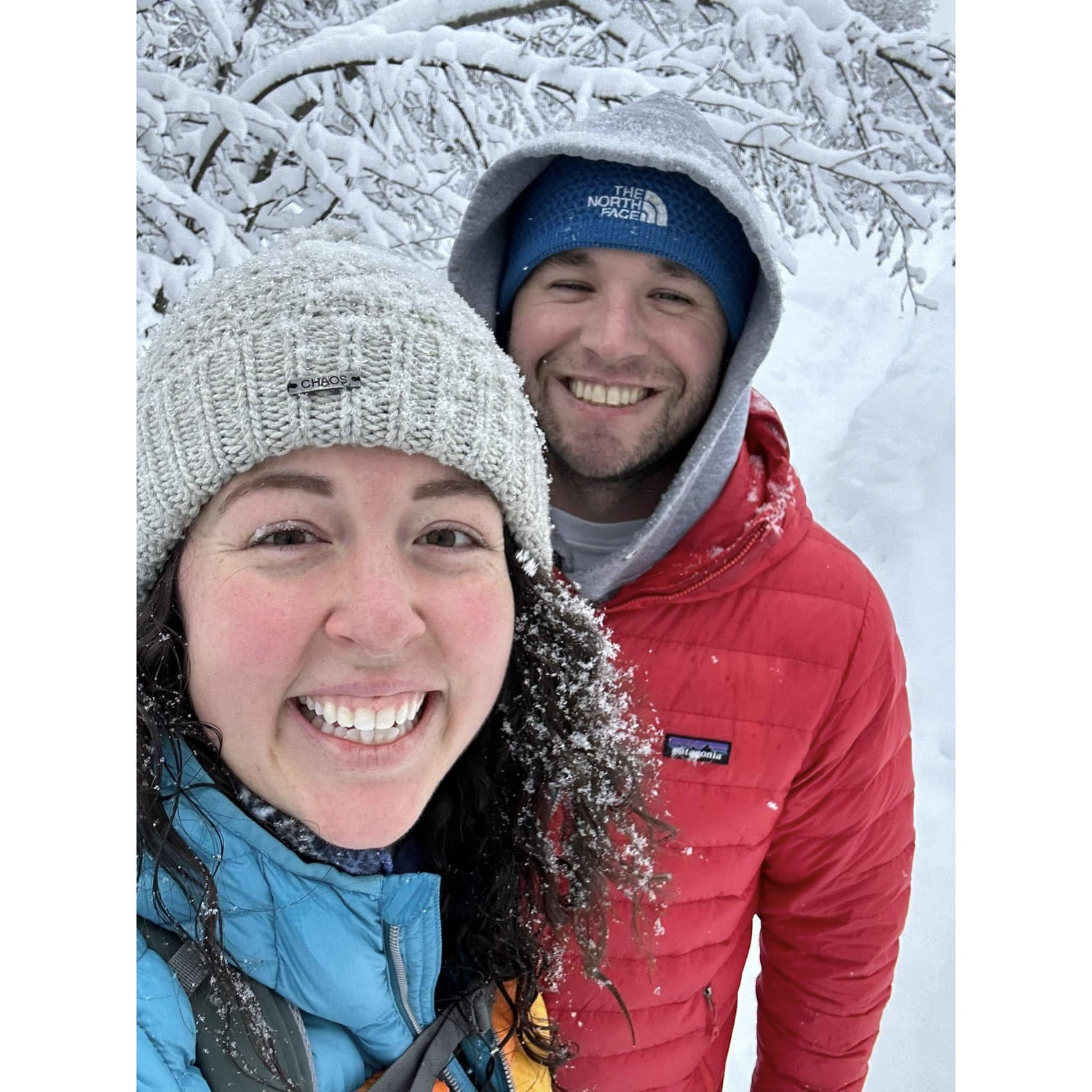 Winter hiking in Anchorage