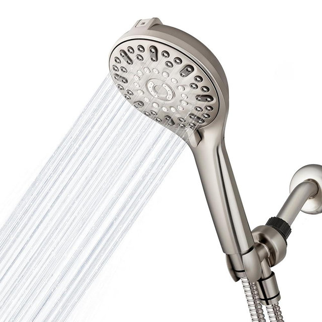Waterpik ShowerClean Pro Hand Held Shower Head High Pressure Rinser With Built-in Power Jet Wash