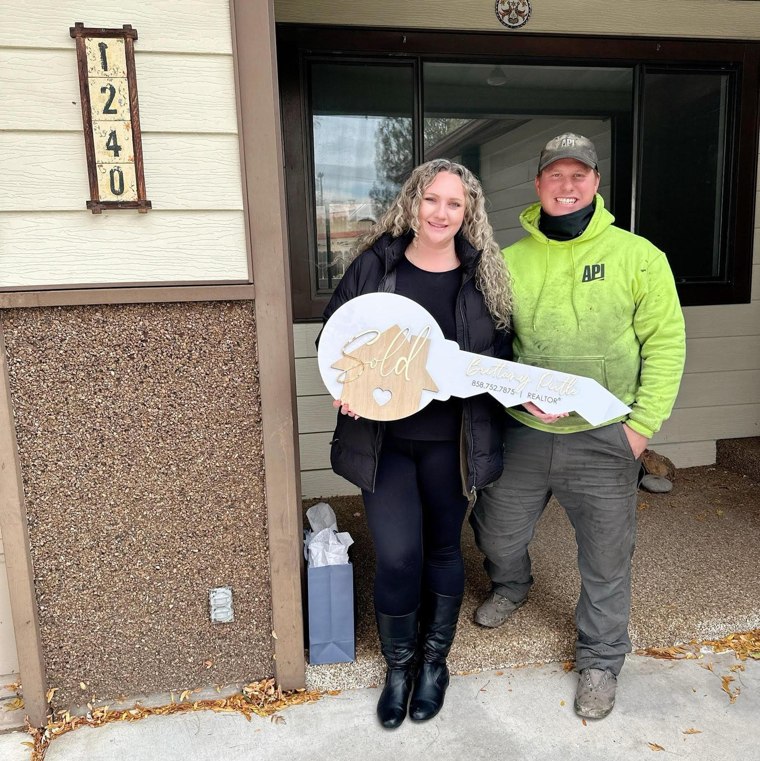 When we bought our first house together!