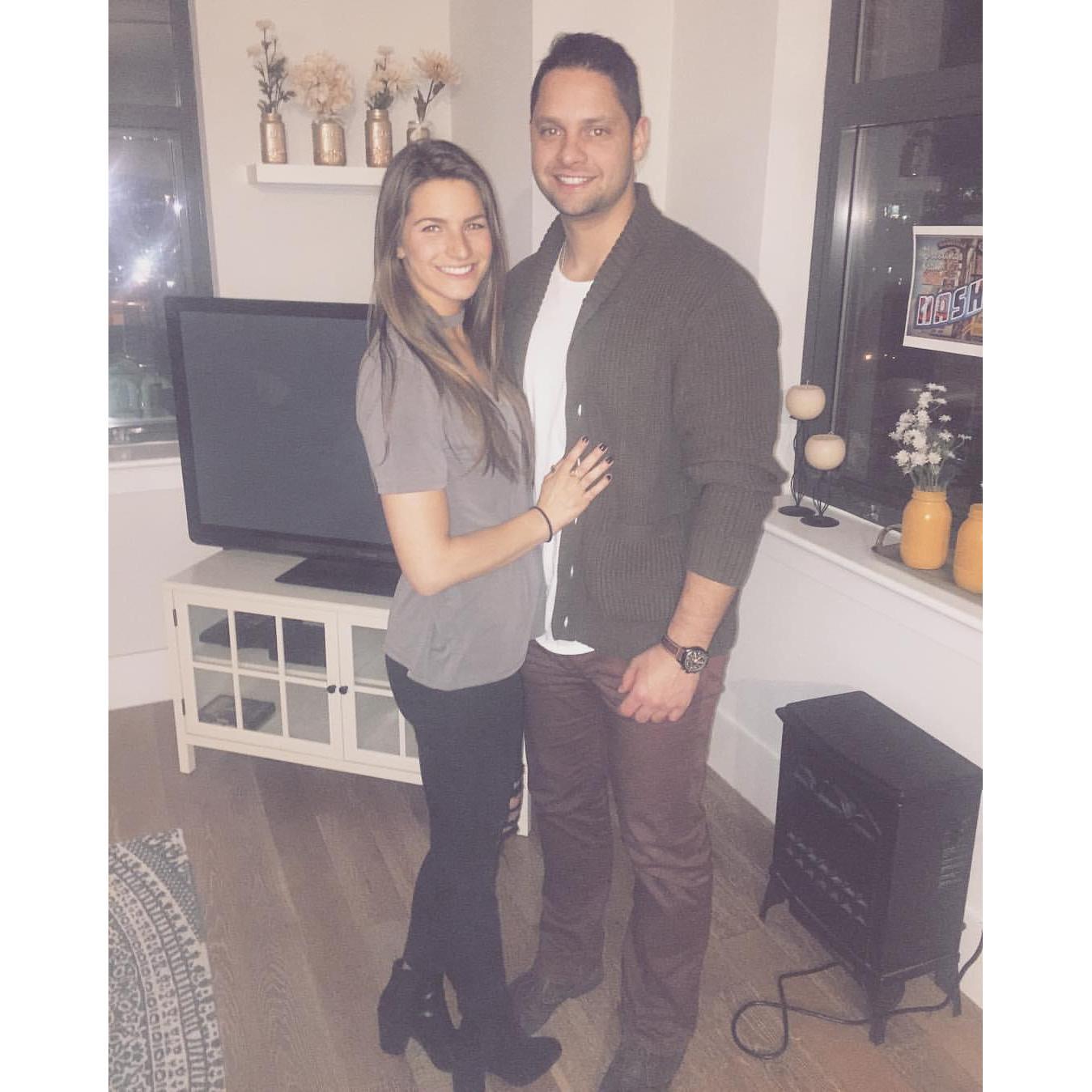 Our first picture together! :)
