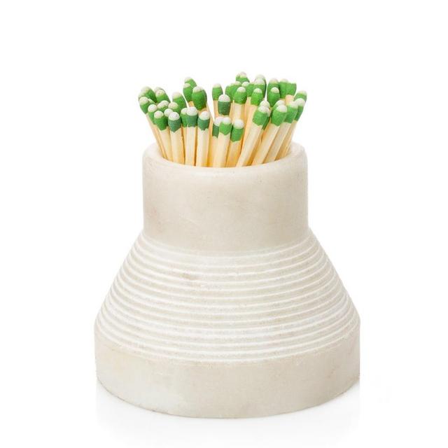 Marble Match Striker, White