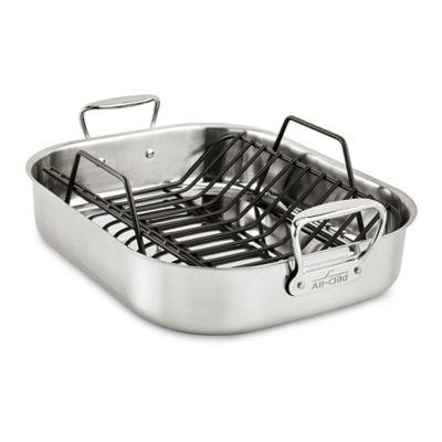 All-Clad® Large Stainless Steel Roaster With Rack