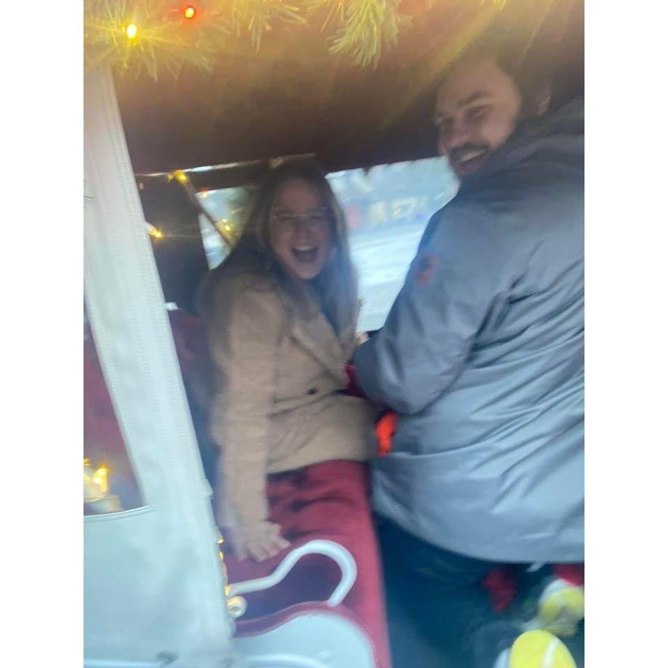 Katie and Sean captured the moment Andrew proposed!