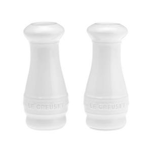 Le Creuset® 2-Piece Salt and Pepper Shaker Set in White