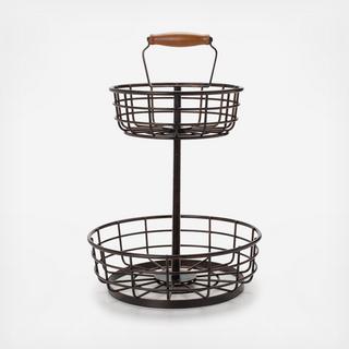 Gourmet Basics 2-Tier Basket